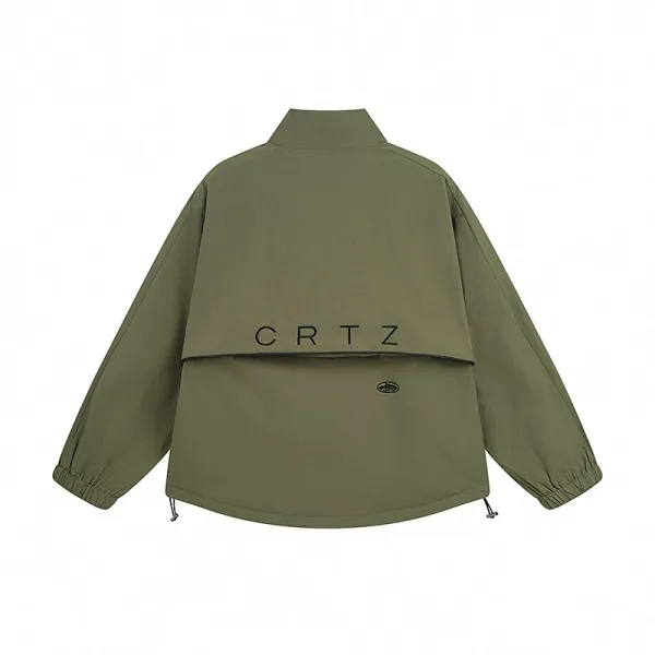 CRTZ Windbreaker Army Green Outerwear - 1