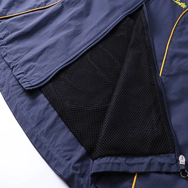 CRTZ Windbreaker Navy Blue Outerwear - 16