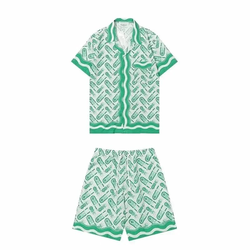 Unknown Brand Green Patterned Pajama Set [34 styles]