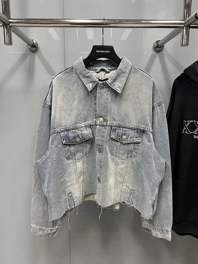 Balenciaga Light Blue Denim Jacket