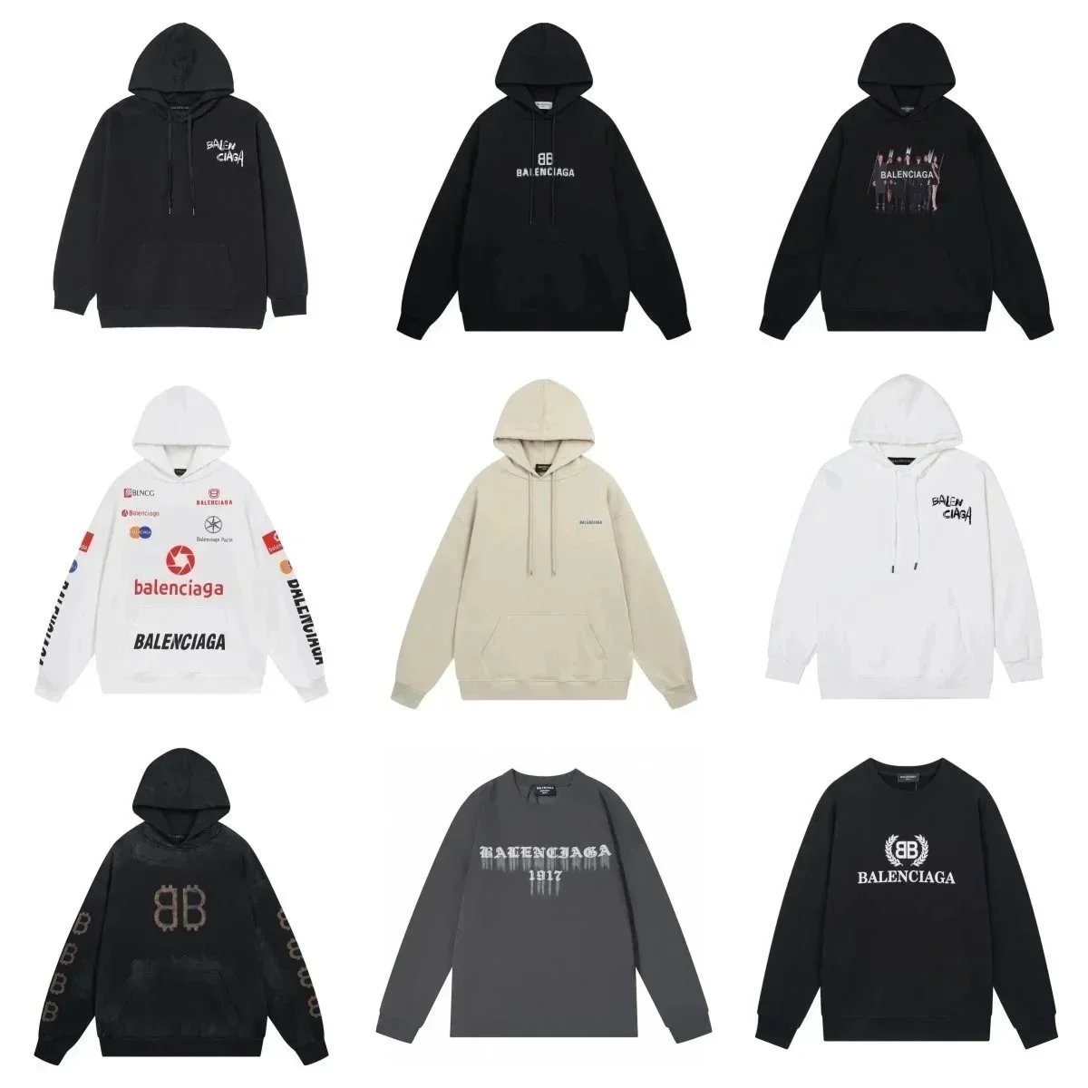 Balenciaga Hoodies/Sweaters [36 styles]
