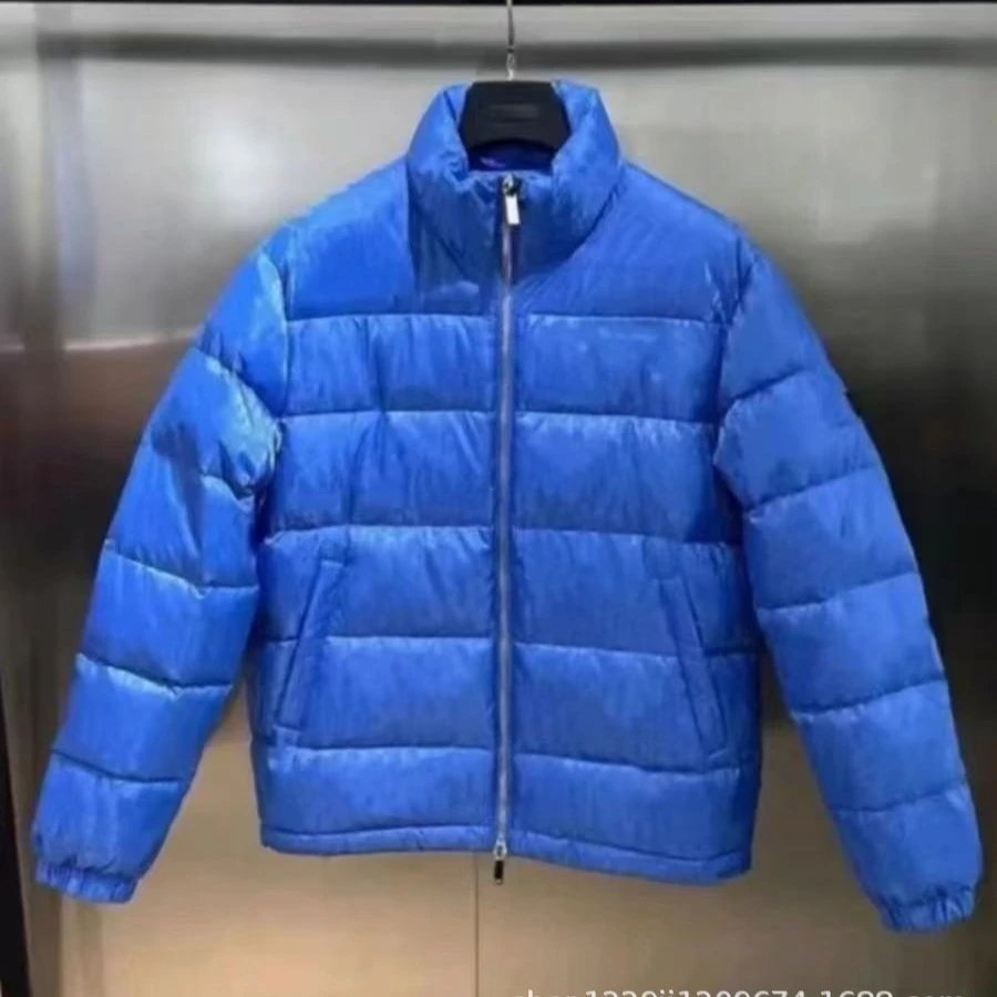 Dior Oblique Navy Blue Puffer Jacket