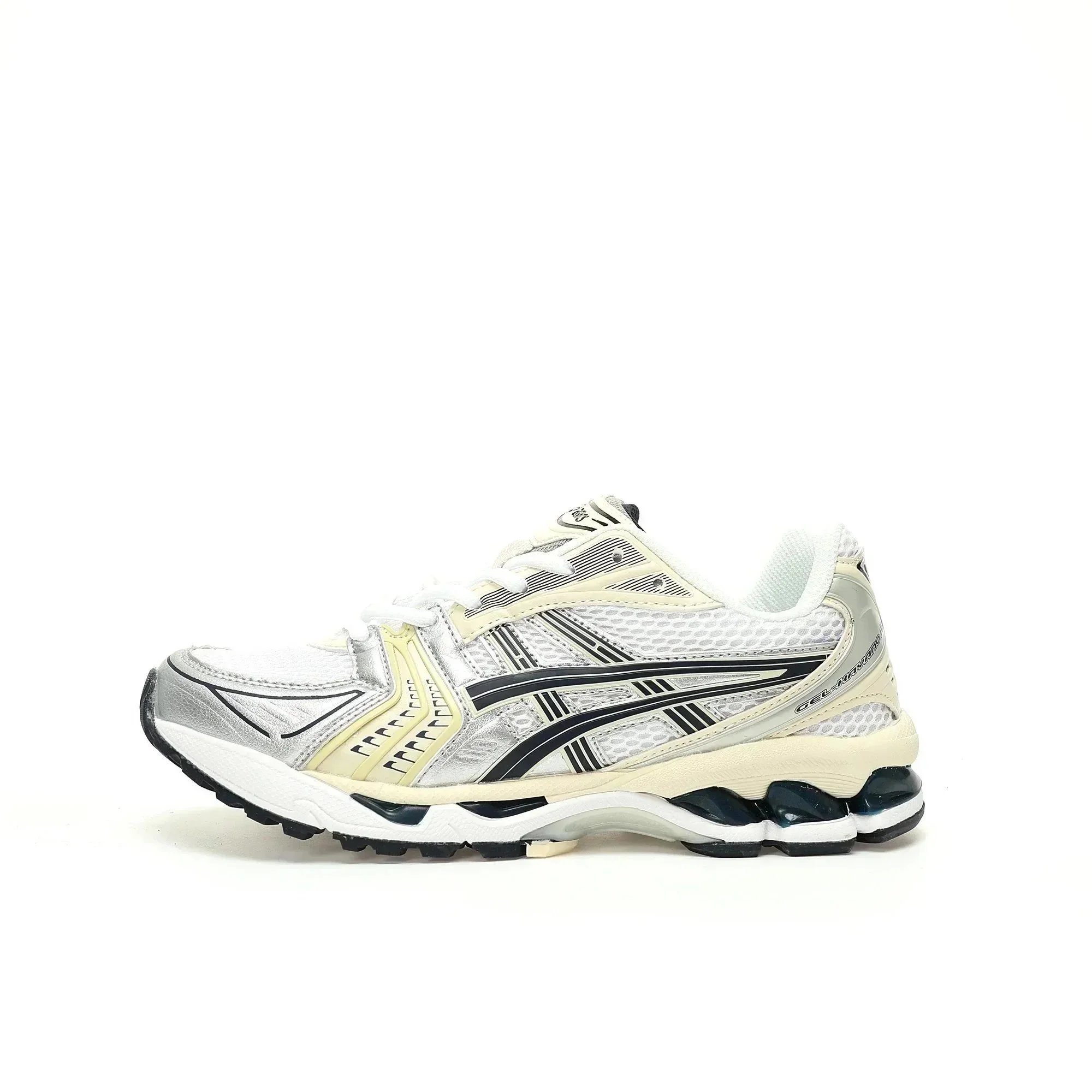 Asics Gel-Nimbus Silver Gray Black White Lime Green Running Shoes