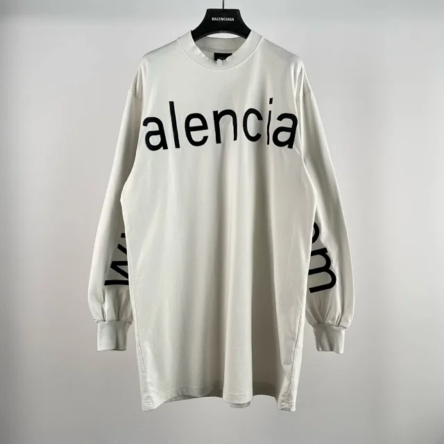 Balenciaga Alencia Long Sleeve T-Shirt