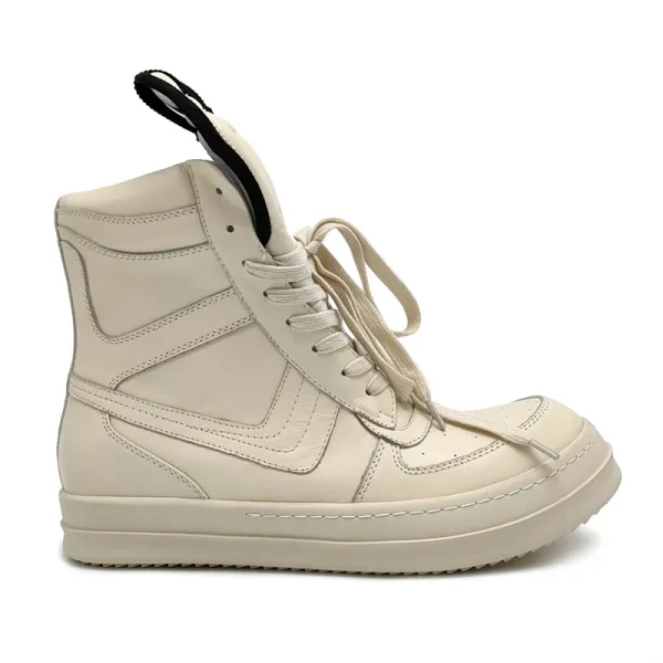 Rick Owens DRKSHDW Runner High Off-White Sneakers - 1