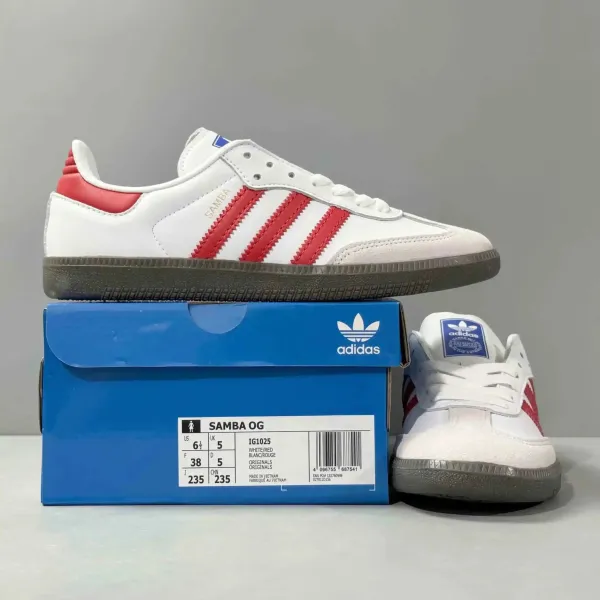 Adidas Originals Samba OG Black / White Suede Sneakers - 3