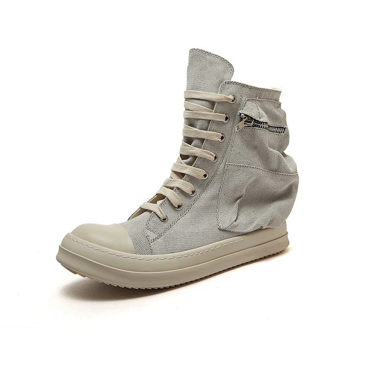 Rick Owens Grey Sneakers