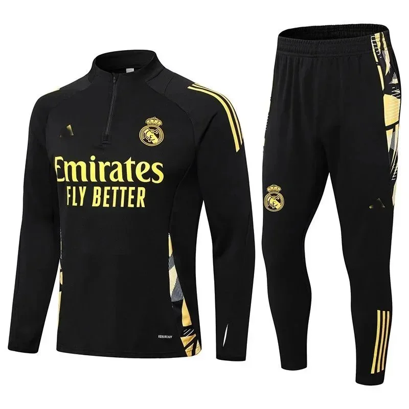 Adidas Real Madrid Black Yellow Jersey