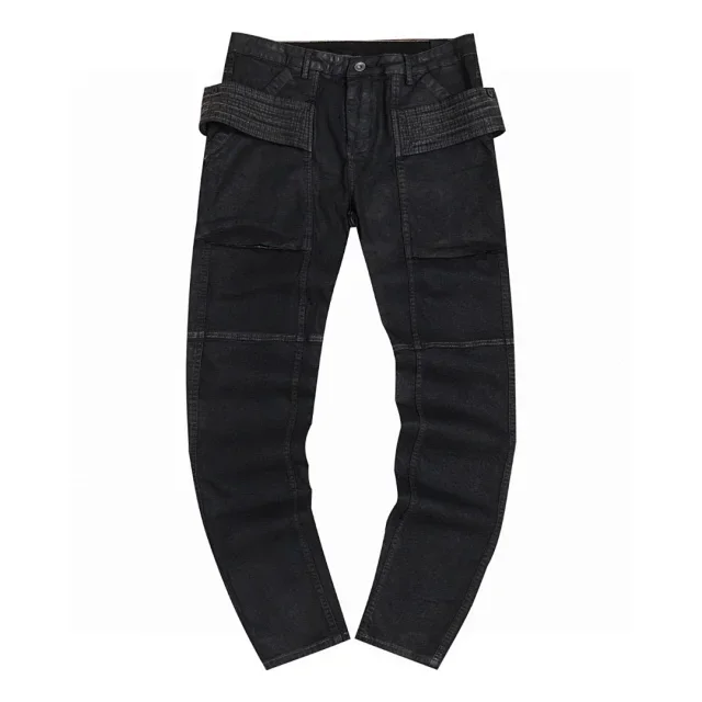 Black Cargo Jeans