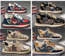 Nike Red and Blue Low Top Sneakers