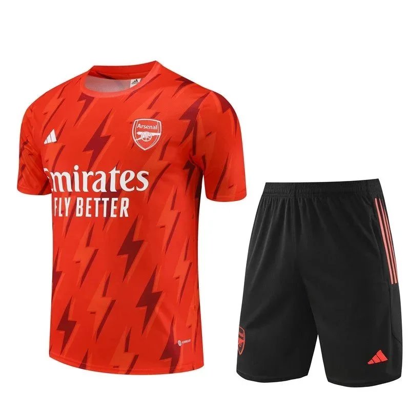 Adidas Football Jerseys Juventus Short-Sleeve Jersey and Shorts Set — 09 Red006