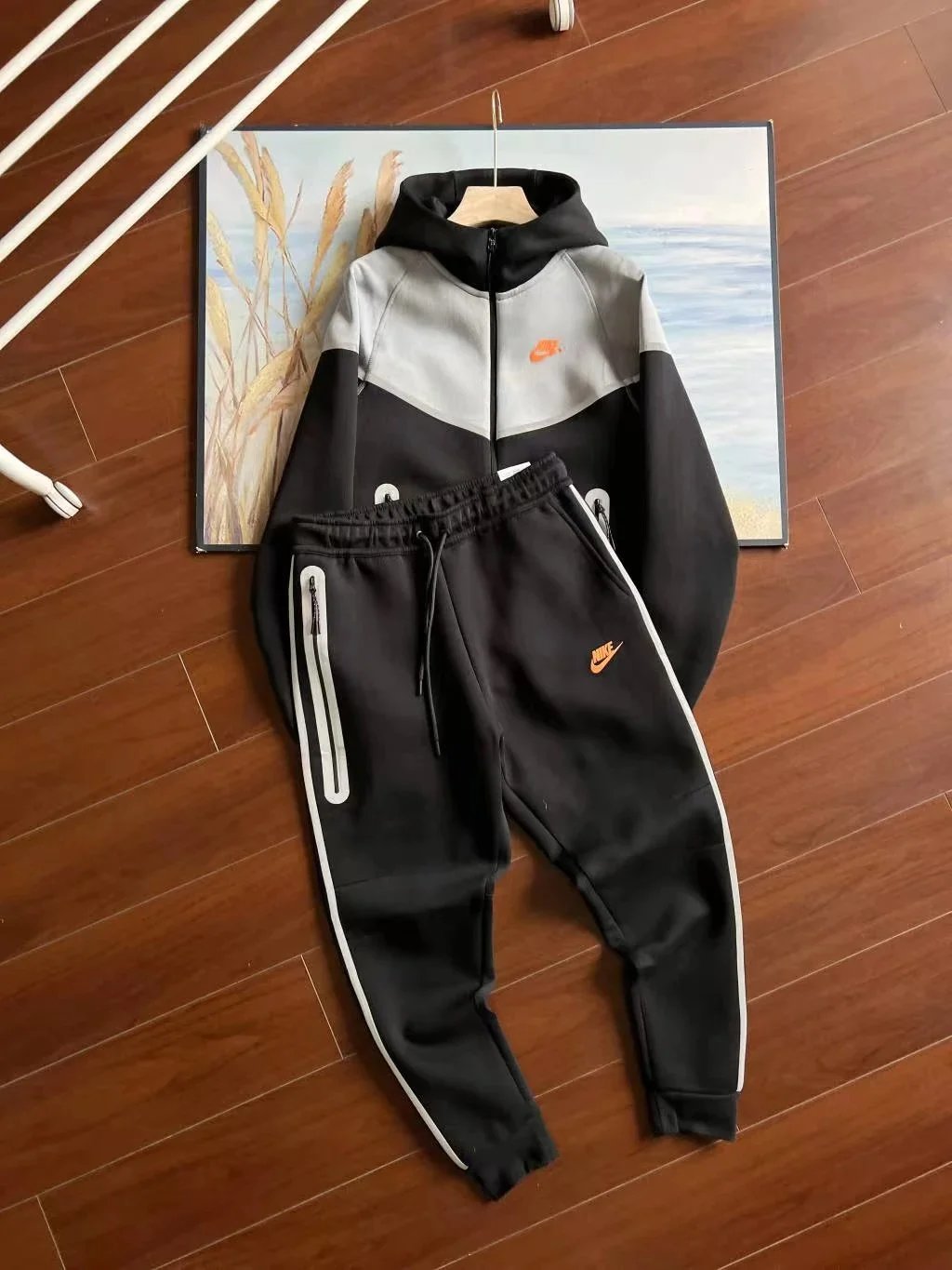 黑灰 外套+裤子
