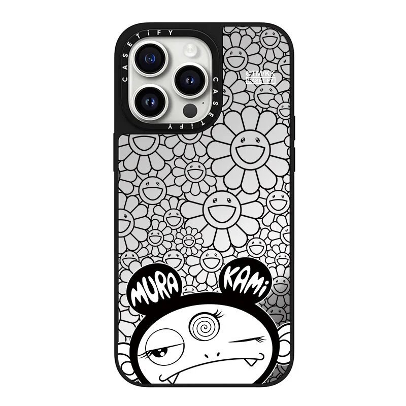 CASETiFY iPhone 17 Pink Flower卡通 Artistic Phone Case