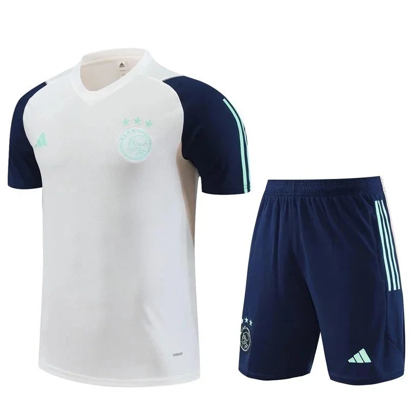 Adidas Football Jerseys Juventus Short-Sleeve Jersey and Shorts Set — 22 White006