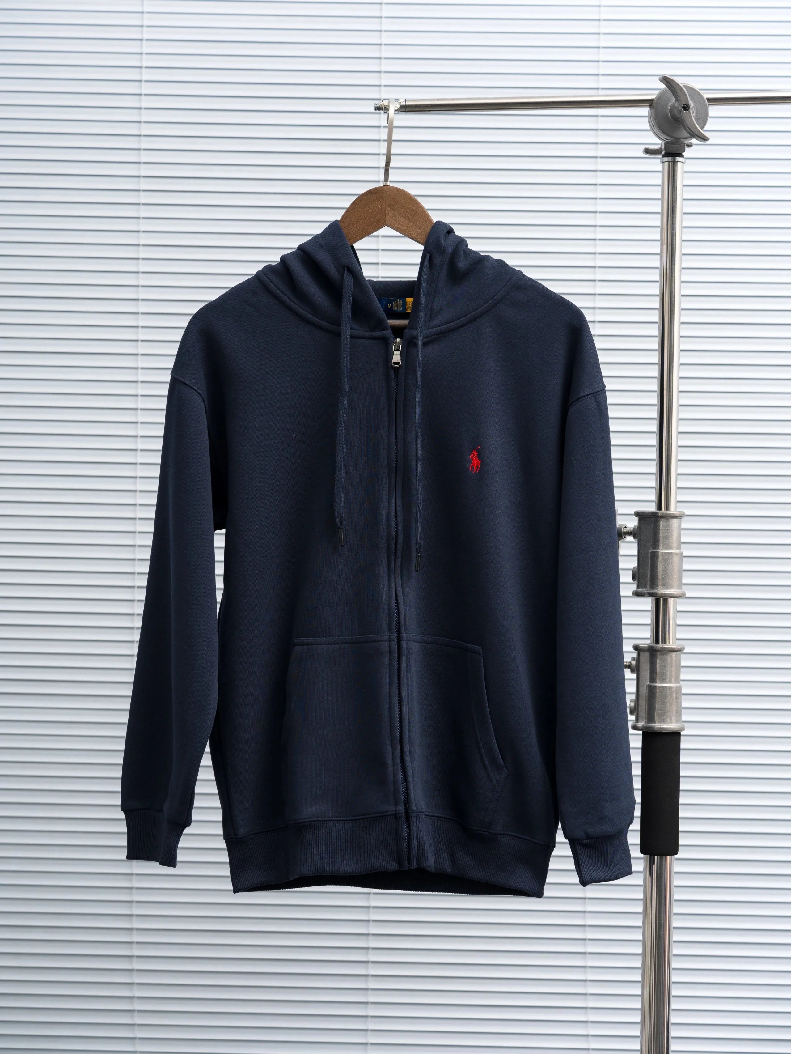 Tibetan blue and red label top