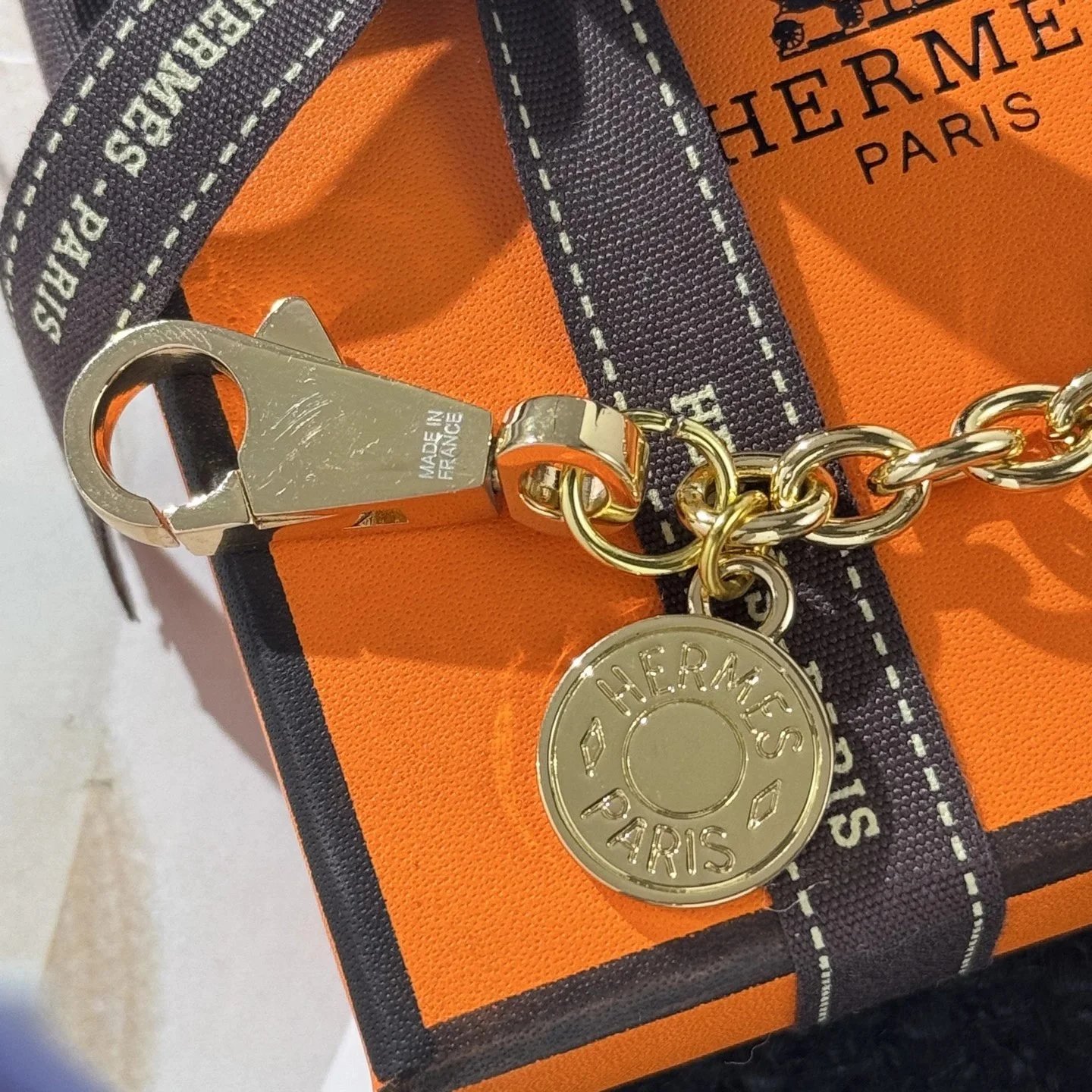 Hermès Charm Bracelet Silver Metal Accessories Jewelry - 8