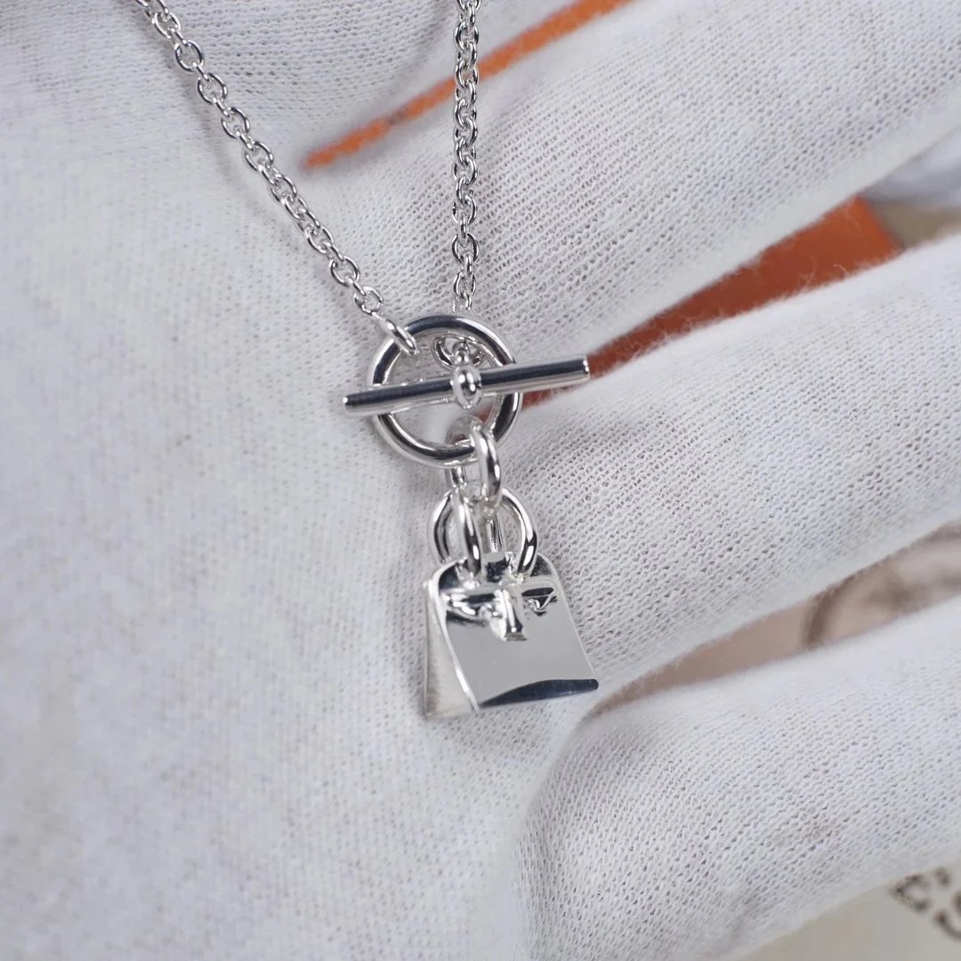 Hermes Mini Bag Pendant Necklace