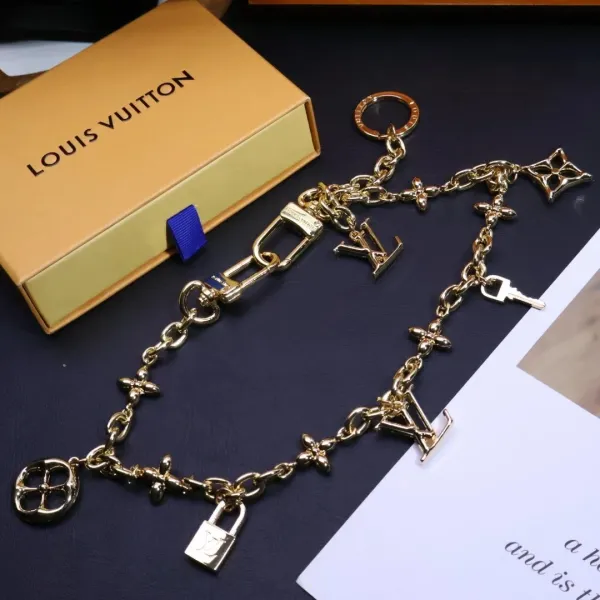 Louis Vuitton Multi-Charms Chain Key Holder Gold Accessories Jewelry - 2