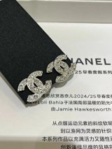 Chanel CC Logo Crystal-Embellished Hair Clip