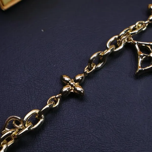 Louis Vuitton Multi-Charms Chain Key Holder Gold Accessories Jewelry - 9