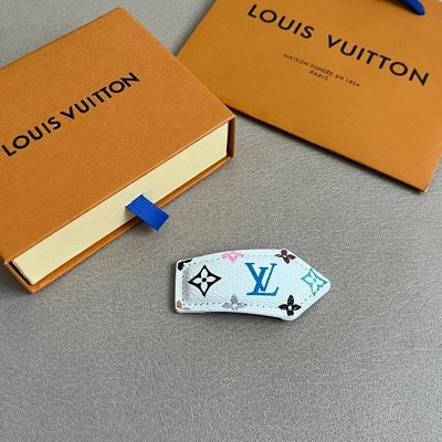 Louis Vuitton Monogram Multicolore Leather Hair Clip