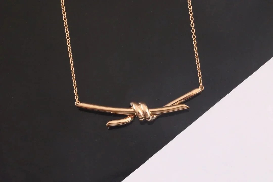 Tiffany & Co. Knot Pendant Necklace