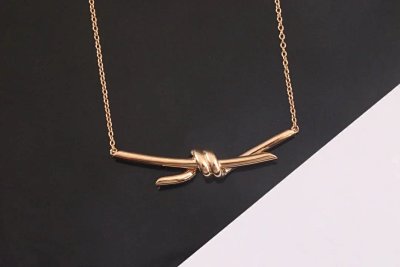 Tiffany & Co. Knot Pendant Necklace