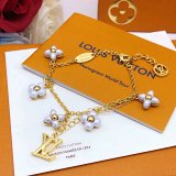 Louis Vuitton Monogram World Tour Flower Charm Bracelet