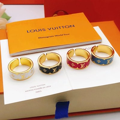 Louis Vuitton Monogram World Tour Cuff Rings [4 styles]