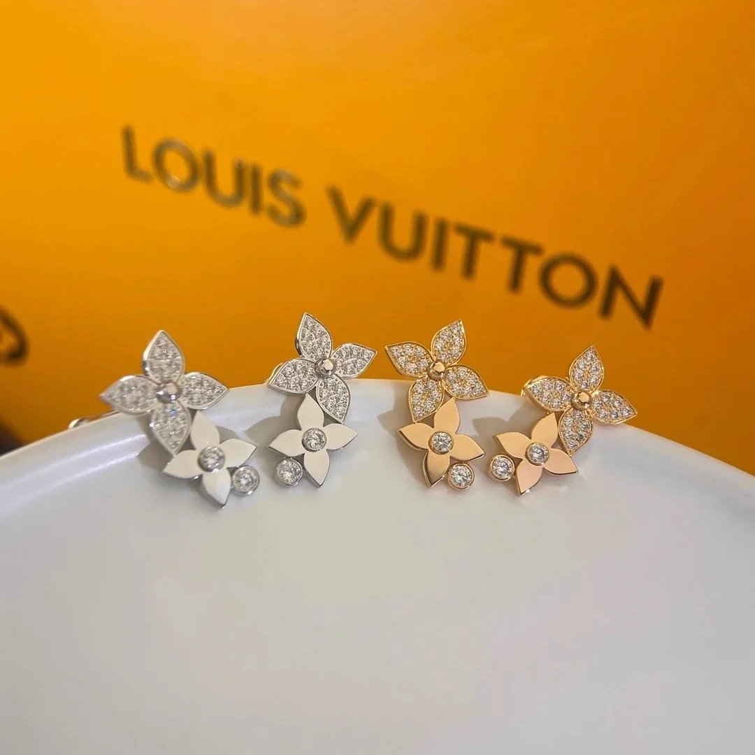 Louis Vuitton Monogram Flower Earrings [2 styles]