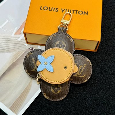 Louis Vuitton Monogram Flower Charm Keychain