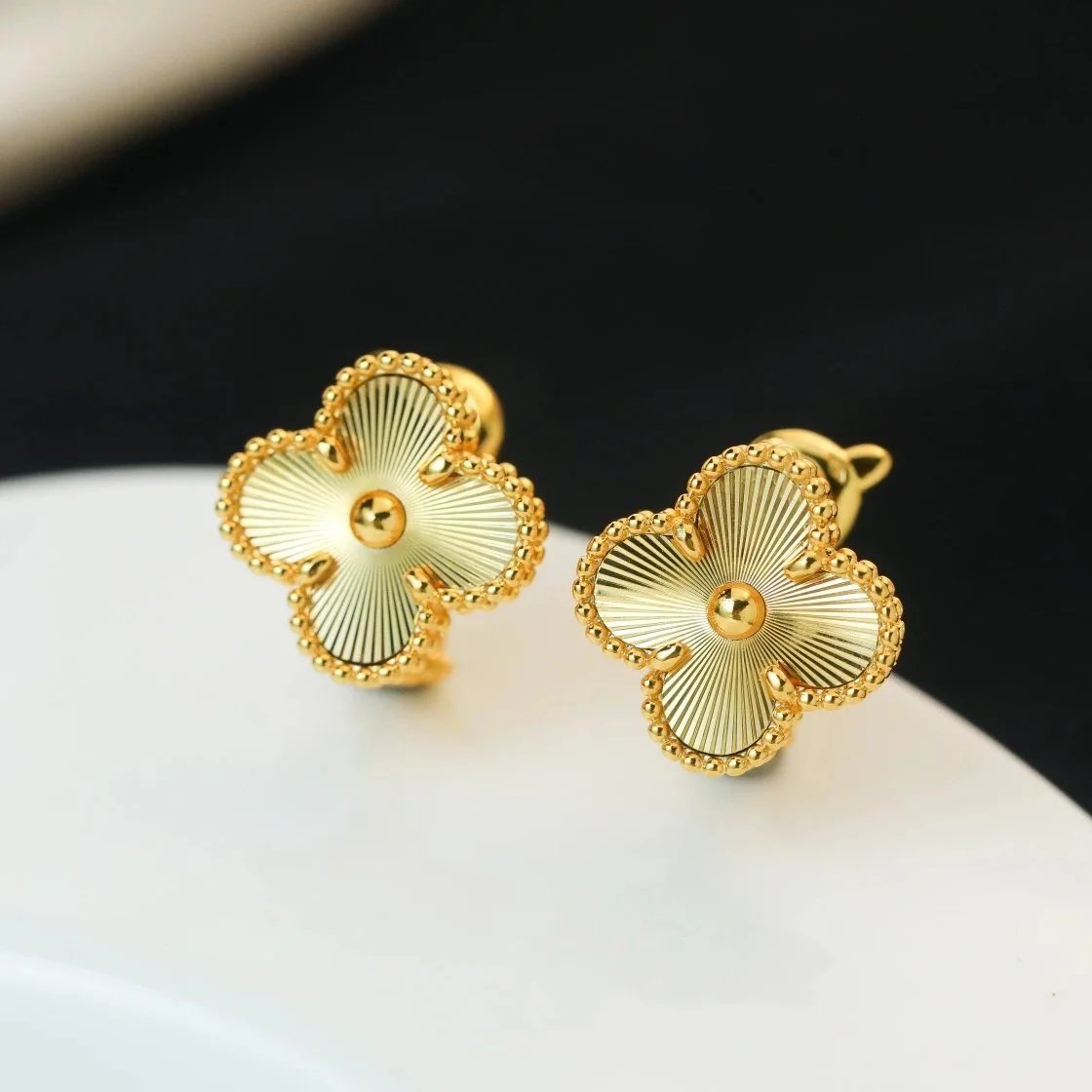 Van Cleef & Arpels Alhambra Four-Leaf Clover Earrings