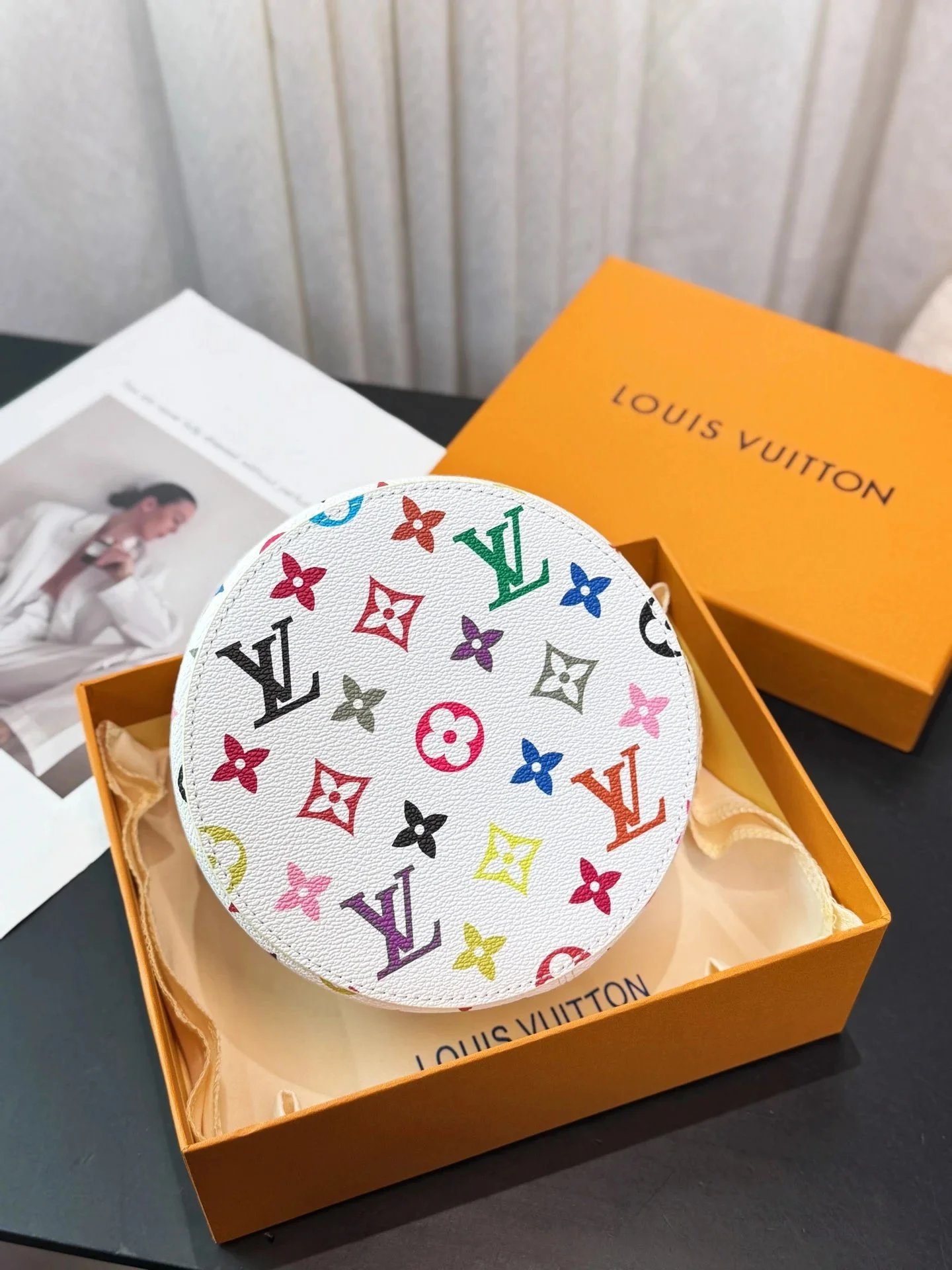 Louis Vuitton x Takashi Murakami Monogram Multicolor Round Coin Purse - 007112