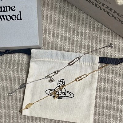 Vivienne Westwood Orb Paperclip Chain Bracelet [2 styles]