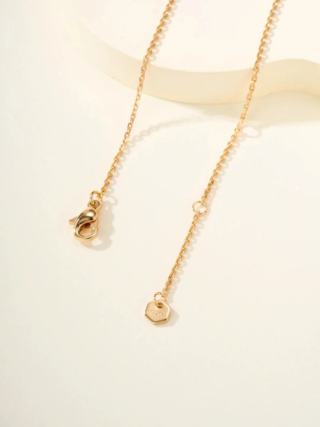 FRED Hexagon Diamond Necklace Gold Jewelry - 9