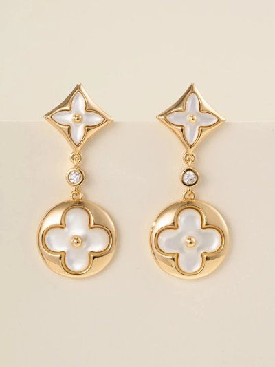 Louis Vuitton Monogram Flower Earrings