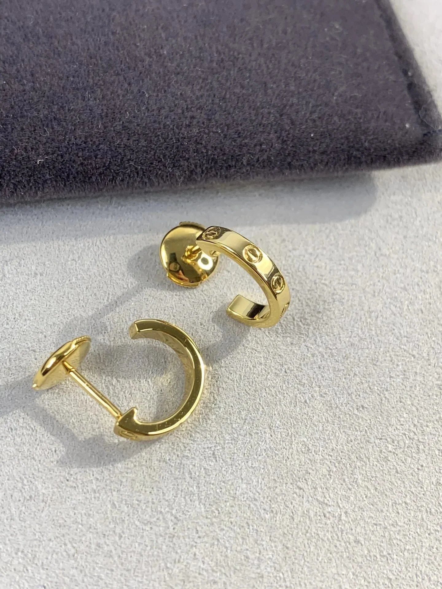 Cartier Love Collection Hoop Earrings