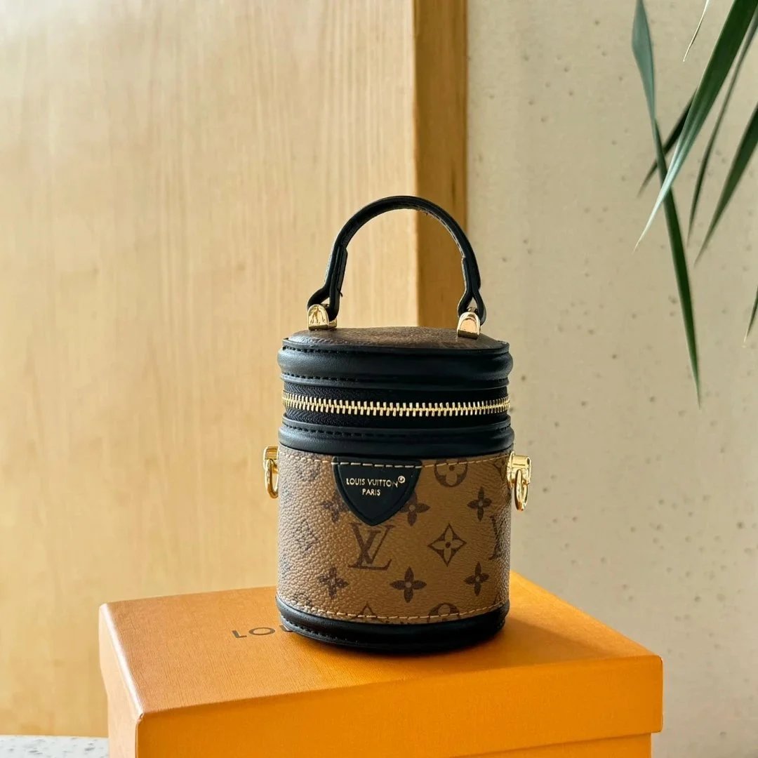 Louis Vuitton Cannes Reverse Monogram Cylindrical Handbag - 007117