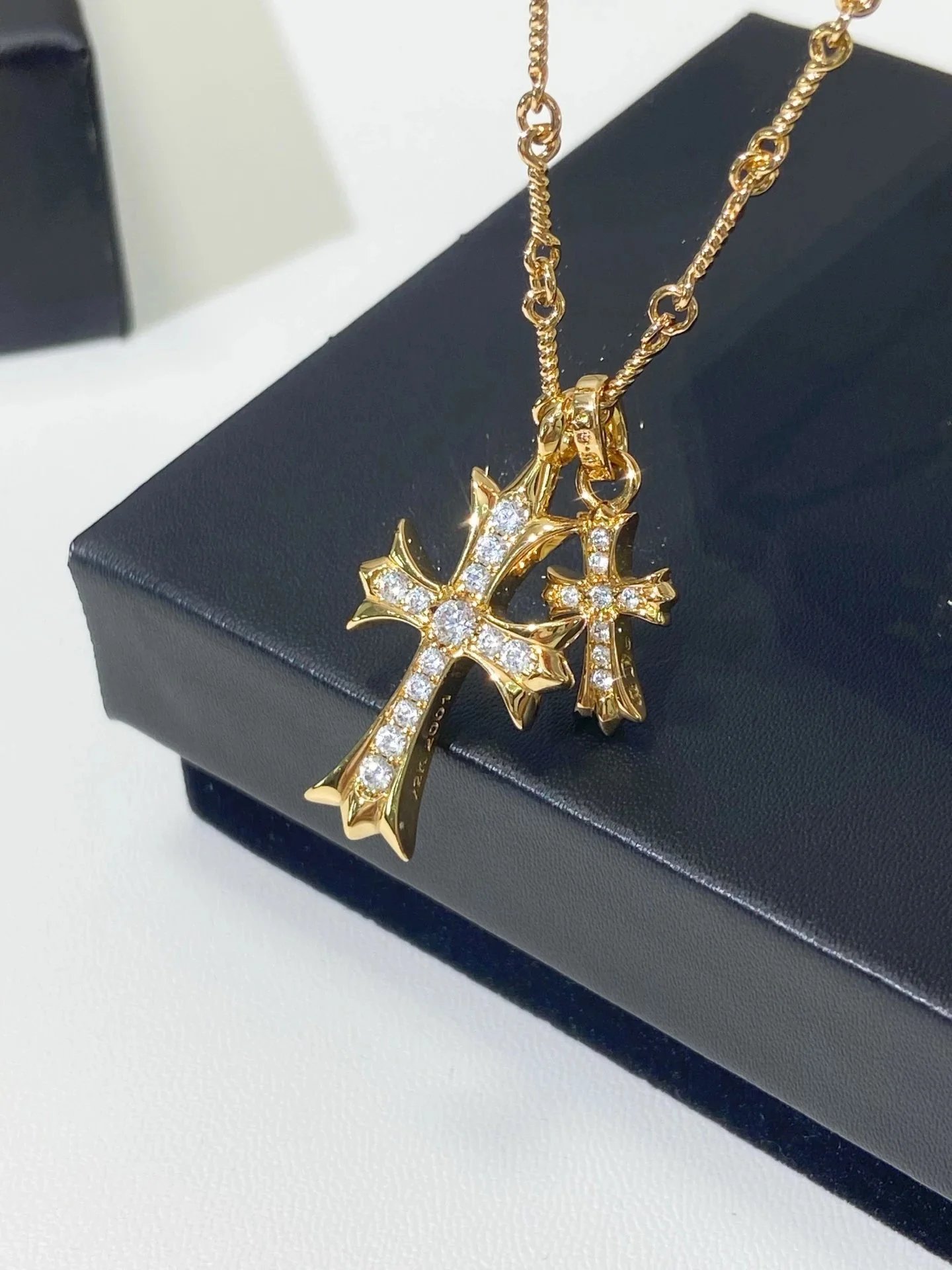 Chrome Hearts KLX Cross Necklace