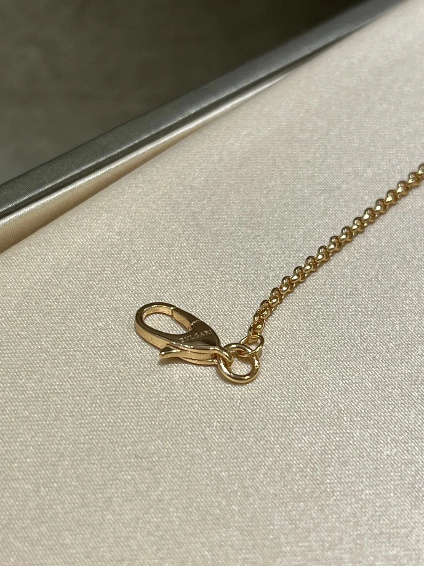 Bvlgari B.zero1 Rose Gold Diamond Necklace Jewelry - 4