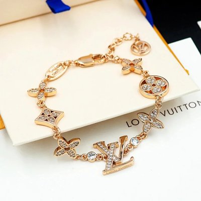 Louis Vuitton Monogram Flower Charm Bracelet