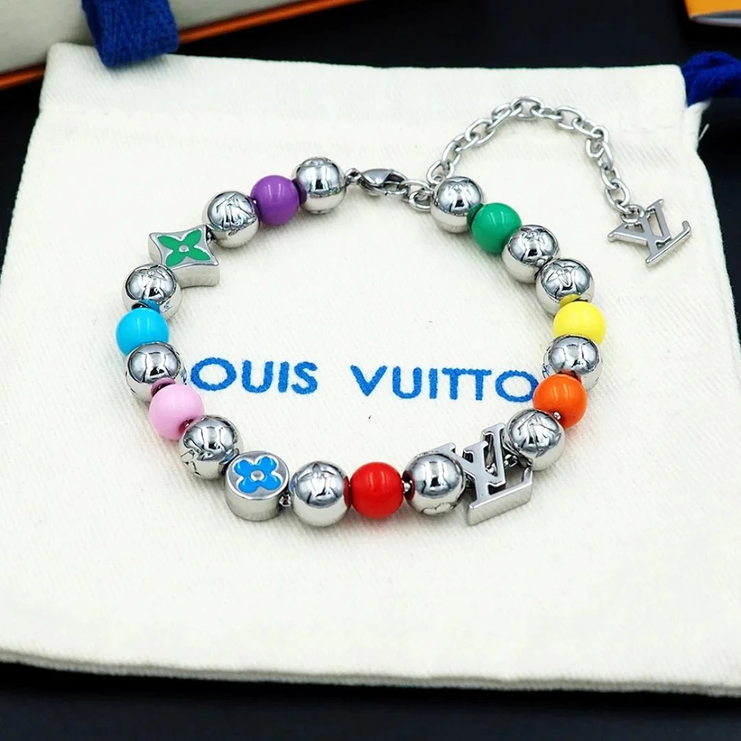 Louis Vuitton LV Monogram Bead Bracelet