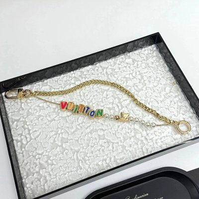 Louis Vuitton Rainbow Alphabet Chain Charm Strap