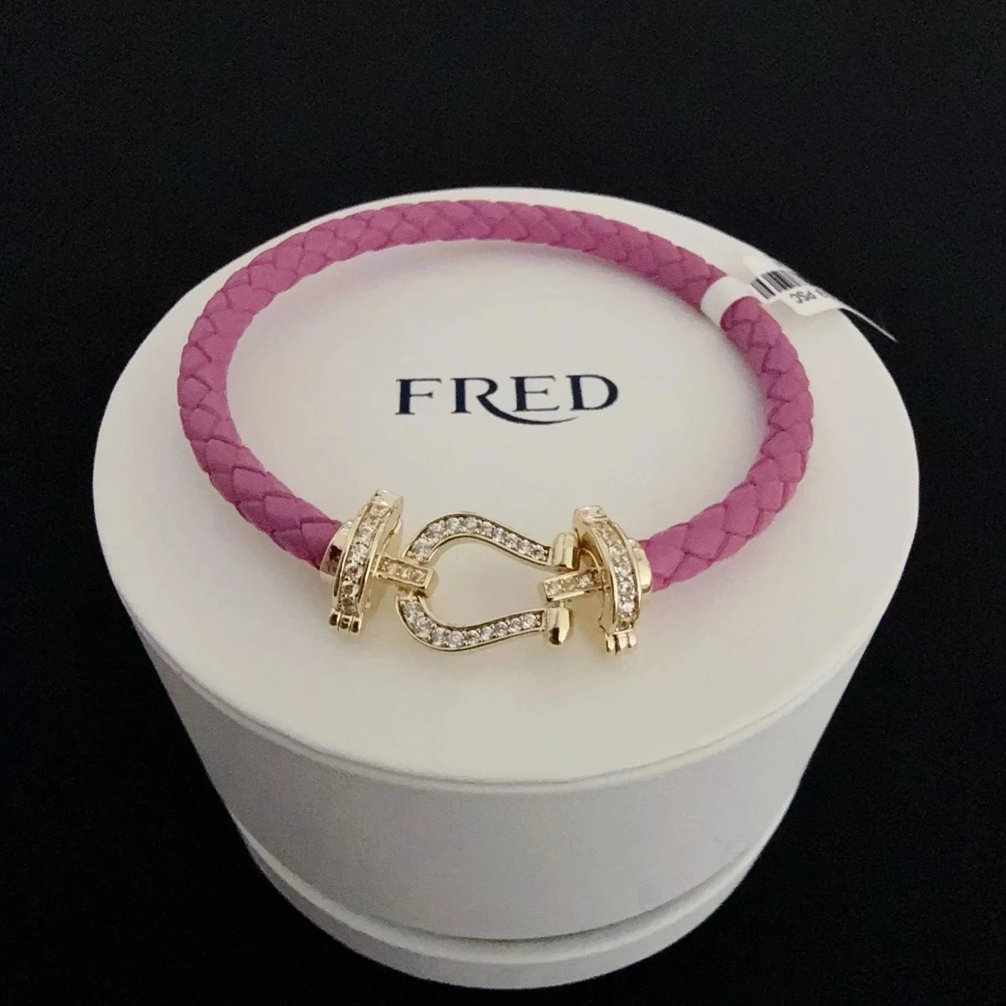 Cross Structured Fashion Bracelet - 006594