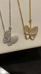 Van Cleef & Arpels Papillon Butterfly Pendant Necklace [3 styles]