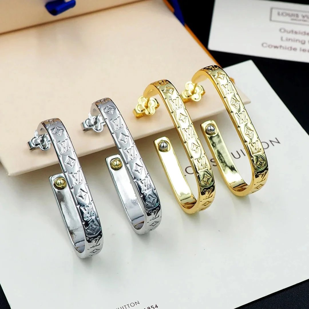 Louis Vuitton Nanogram Hoop Earrings Collection - 007566