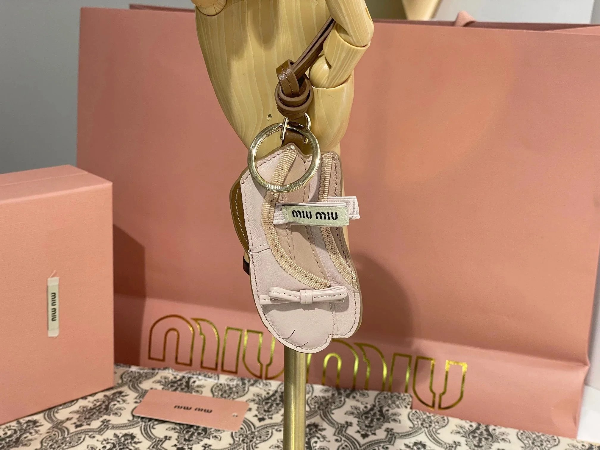 Miu Miu Shoe Keychain