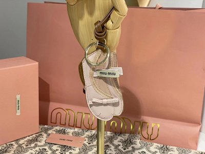 Miu Miu Sandal-Shaped Keychain