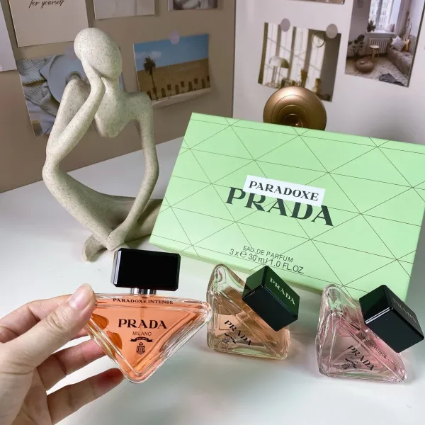 Prada Paradoxe Eau de Parfum Mini Set Pink Orange Amber Perfume - 6