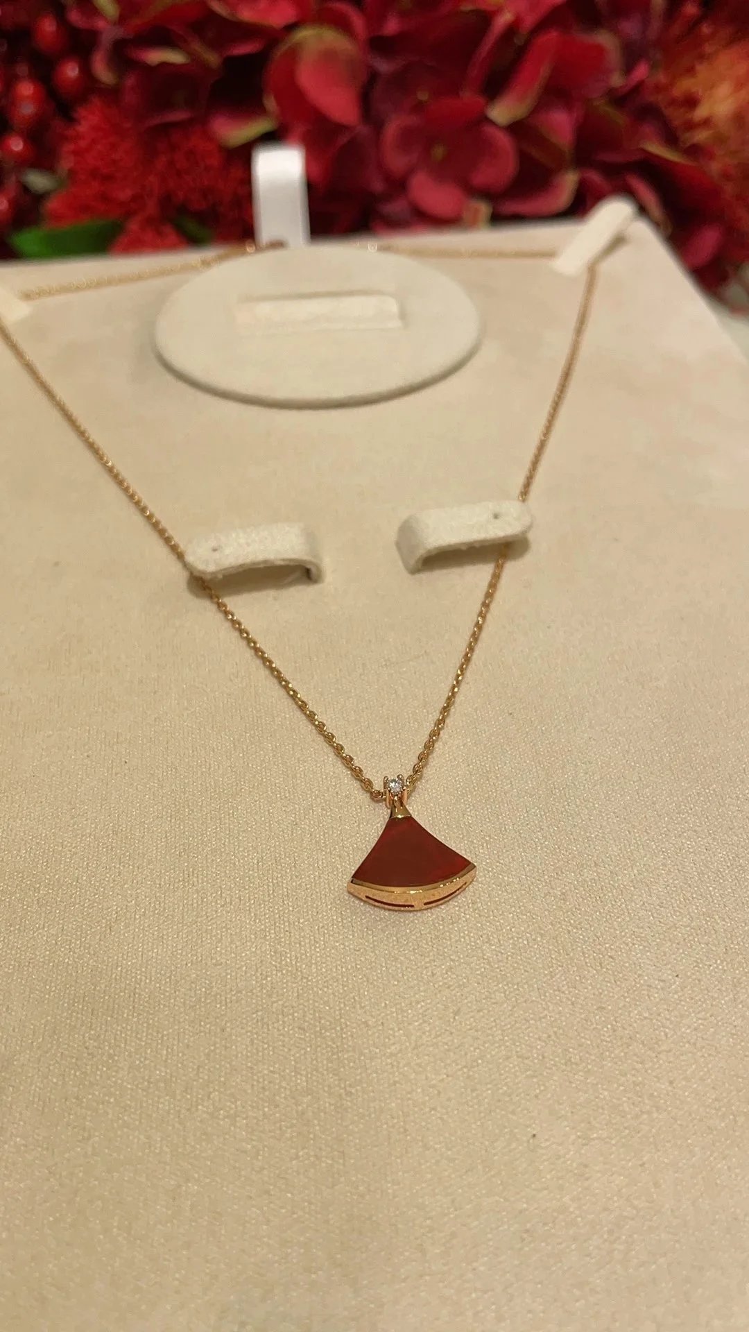 Bvlgari B.zero1 Fan Pendant Necklace